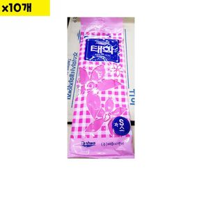 고무장갑 태화 단보 S 핑크 소 x10개 식자재 용품