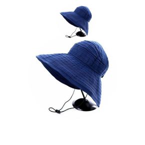 스타일과 휴대성이 좋은 자외선 차단 모자 2개입