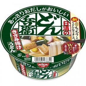 닛신 식품 닛신의 담백한 오다시가 맛있는 돈베에 키자미 튀김 우동 68g × 12개
