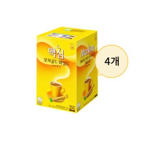 동서식품 맥심 모카골드 마일드 커피믹스 스틱 12g 250개입 4개 고급,순한맛