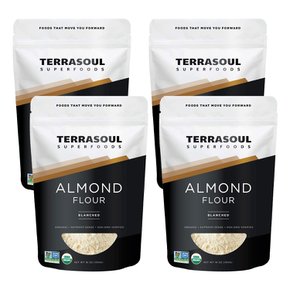 Terrasoul Superfoods 테라소울 아몬드 가루 분말 454g 4팩
