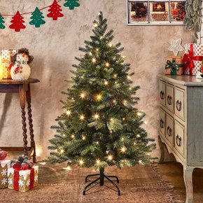 믹스 전나무트리 120CM 음식점 크리스마스파티 미니 카페 가정용 트리나무