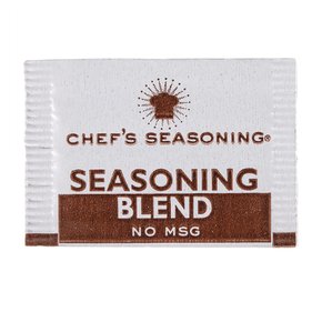 [해외직구]쉐프 시즈닝 노 솔트 스프링클 시즈닝 300팩 Chefs Seasoning No Salt Flavor Sprinkles Seasoning Portion Packet 0.02oz