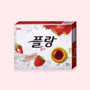 CW 청우 플랑 딸기 타르트 16개입 x1통