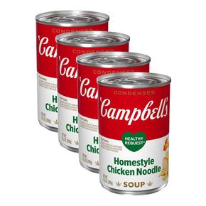 [해외직구] Campbells 캠벨스 헬시 리퀘스트 홈스타일 치킨 누들 스프 298g 4팩