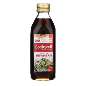 [해외직구]쿡웰 소테잉 앤 배스팅 토스티드 참기름 502ml Cookwell Sauteing and Basting Toasted Sesame Oil 17oz