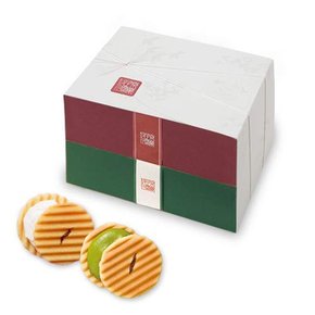 2 12  고즈키 히메 센스 센베이 단 상자 (설탕 크림, 유기 말차 각 장 입) 한입 크기 일본식
