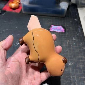 고급 3D 프린팅 귀여운 모양 동물 카피바라 장난감 당근칼 피젯 토이 스피너 틱톡 장난감칼