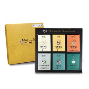꽃잎차 6종 선물세트 1상자(30T) (+쇼핑백)