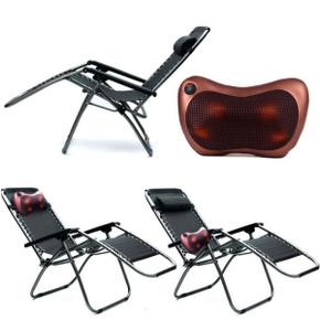 리클라이너 의자+전용쿠션안마기 사무실 가정 안마의자 효도선물 선물 안마기 접이식의자