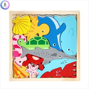 장난감 아이들 테마 퍼즐 해양 어린이집 유아원 선물