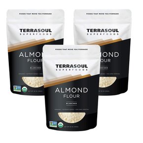 Terrasoul Superfoods 테라소울 아몬드 가루 분말 454g 3팩