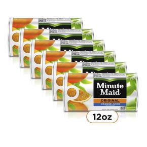 [해외직구] Minute Maid 미닛메이드 오리지널 오렌지 위드 칼슘 과일 주스 캔 355ml 6캔