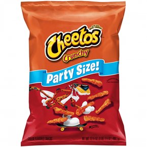 Cheetos치토스 치즈맛 스낵 칩, 크런치, 17.5온스, 파티 사이즈