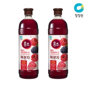 청정원 홍초 복분자 1.5LX2개