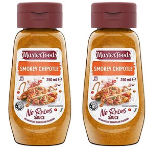 마스터푸드 스모키 치폴레 소스 Masterfoods Smokey Chipotle No Rules Sauce 250ml 2개