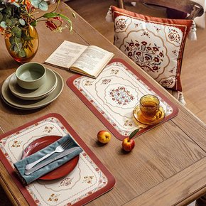 북유럽 고급 가죽 방수 방유 개인 사각 식탁보 식탁 테이블 플레이스 매트 깔개 커버