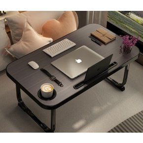 노트북 테이블 1인용 자취방 밥상 사이드 침대 접이식 좌식 넓은 라