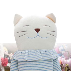 애착인형 봉제인형 수면 고양이 인형 70cm 블루