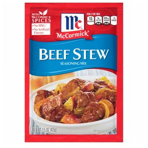 [해외직구]맥코믹 비프 스튜 시즈닝 믹스 42g 12팩 McCormick Seasoning Mix Beef Stew 1.5oz
