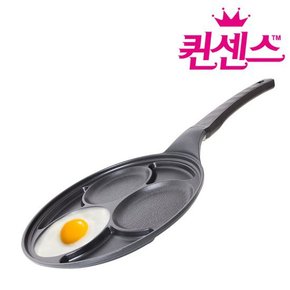세신퀸센스 모아 3구 스팀 나눔 계란후라이팬 원형 28cm