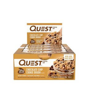 Quest®퀘스트® 퀘스트 바  초콜릿 칩 쿠키 도우 (12바)