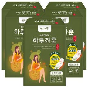 예지미인 하루좌훈 쑥찜질 패드 5매 X 5팩