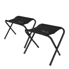 바비큐체어 블랙 2개세트 낚시 캠핑 레저용 초간편 의자
