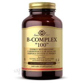솔가 비타민 B 콤플렉스 100 100베지캡슐 SOLGAR B-COMPLEX