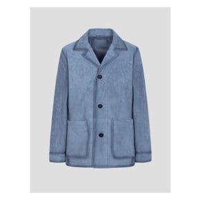 고트 스웨이드 초어 재킷  블루 (RY313ZP05P)