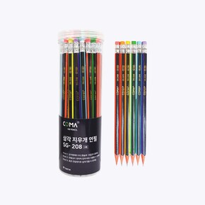 투코비 코마 삼각 지우개 연필 SG-208 48개입 HB