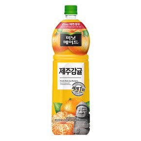 미닛메이드 제주감귤 1.5L x 12펫  / 주스 과일쥬스  음료수