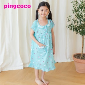 핑코코 스위트야미 여아동 반팔잠옷 드레스