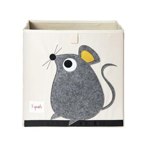 [공식수입정품] 3스프라우츠 장난감정리함 수납정리함 스토리지박스 생쥐