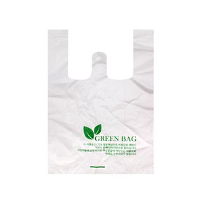 친환경 생분해성 비닐봉투(중) 100장 썩는 비닐봉지