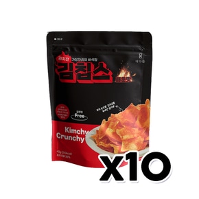 김칩스 바삭바삭 매운맛 간식안주 40g x 10개