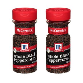 [해외직구]McCormick Whole Black Peppercorns 맥코믹 홀 블랙 페퍼콘 3.5oz(99g) 2팩