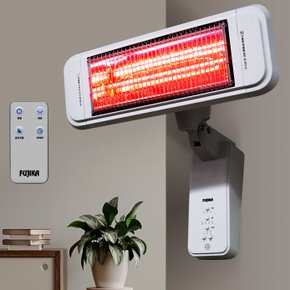 근적외선 벽걸이 전기 히터 온풍기 가정용 업소용 사무실 1.8kw