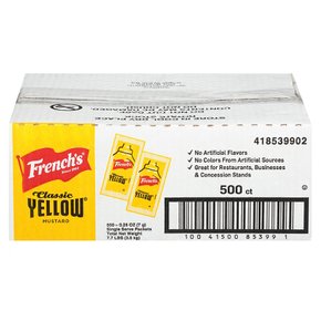 [해외직구]프렌치 클래식 옐로우 머스타드 396g 3팩/ French`s Classic Yellow Mustard 14oz