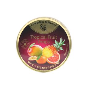 캐빈디쉬 열대과일맛 캔디 200g / 과일사탕 열대과일맛사탕 열대과일