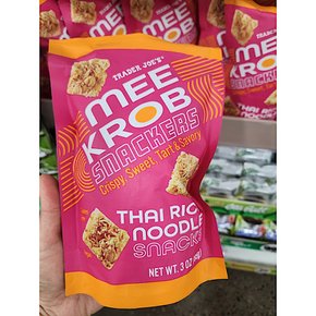 트레이더조 미 크롭 타이 라이스 누들 스낵 Trader Joes Thai Rice Noodle Snacks 85g 3개