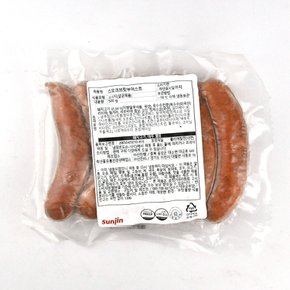 선진 국산 돼지고기 91% 스모크 브랏 부어스트 소시지 500g
