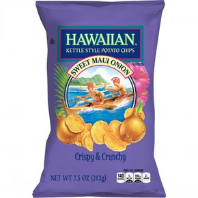 Hawaiian하와이안  케틀  스타일  크리스피&크런치  스위트  마우이  어니언  맛  포테이토  칩