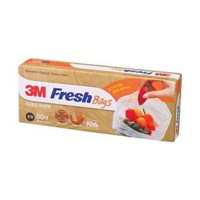 3M 후레쉬 위생백 비닐백(중) 50매 일회용봉지 크린팩