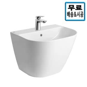 플랫 라운드 반다리 세면기 F515 (서울,경기,인천 무료배송+설치+수거)