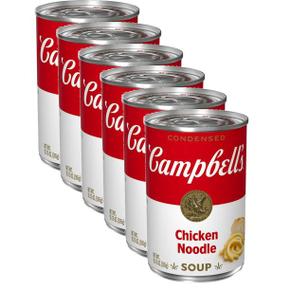 [해외직구] Campbell`s 캠벨 치킨 누들 스프 305g 6팩 Condensed Chicken Noodle Soup, 10.75 Ounce Can