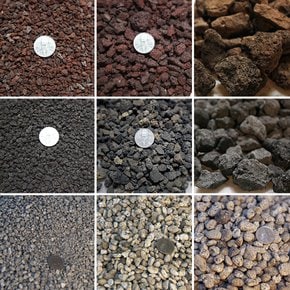 화산석 8kg/10kg전후(홍색/흑색/백색) 자연석, 석부작, 쳔연석, 수족관, 어항바닥재, 자갈, 분재, 인테리어, 조경 외 다용도 화산석