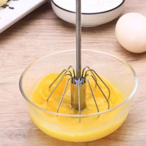 계란 거품기 반자동 우유 휘핑기 홈카페 회전식 X ( 2매입 )