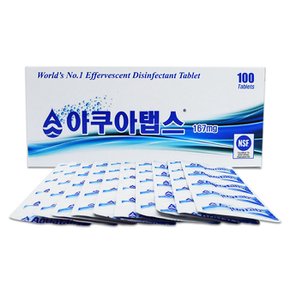저수조소독약 내부세척 아쿠아탭스 100정 정수기부품