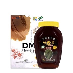 [DMZ민통선벌꿀][박스포장] 밤나무꽃 꿀 2.4kg